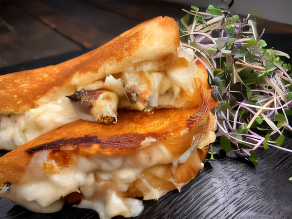 Oregon Dungeness Crab Grilled Cheese Sandwich