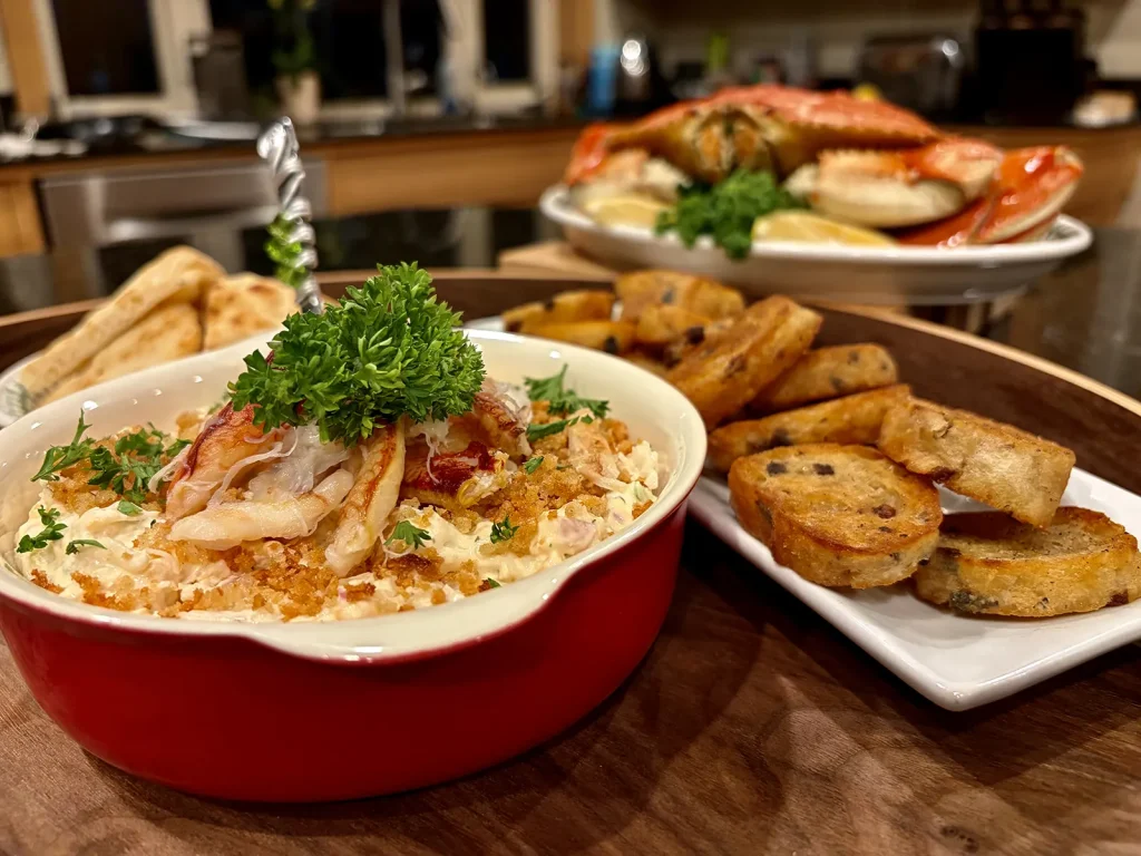 Warm Oregon Dungeness Crab and Boursin Dip